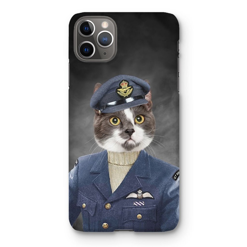 Pet Portraits | The Royal Airforce Pilot: Custom Pet Phone Case | Paw & Glory