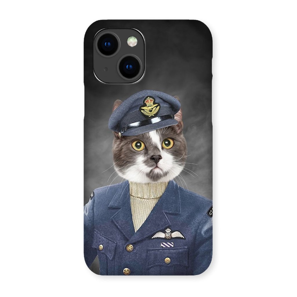 Pet Portraits | The Royal Airforce Pilot: Custom Pet Phone Case | Paw & Glory