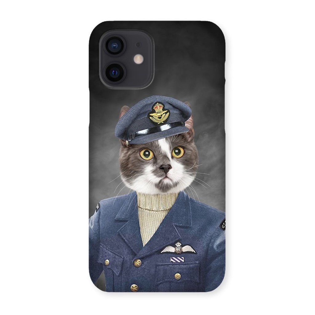 Pet Portraits | The Royal Airforce Pilot: Custom Pet Phone Case | Paw & Glory
