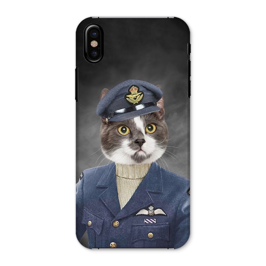 Pet Portraits | The Royal Airforce Pilot: Custom Pet Phone Case | Paw & Glory