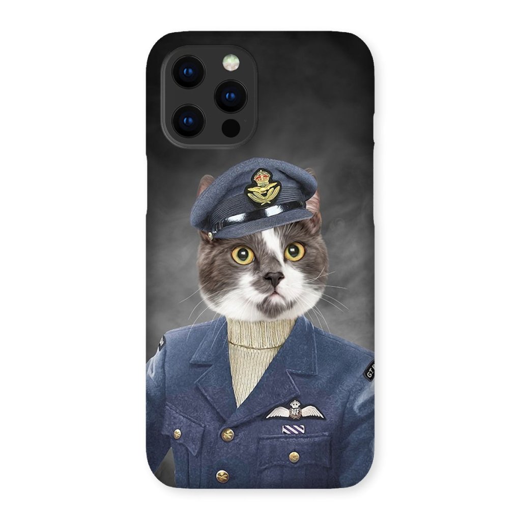 Pet Portraits | The Royal Airforce Pilot: Custom Pet Phone Case | Paw & Glory