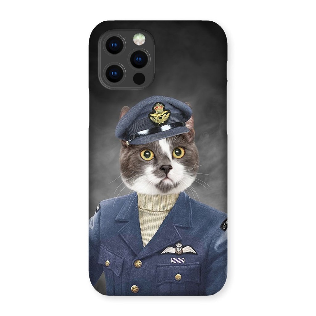 Pet Portraits | The Royal Airforce Pilot: Custom Pet Phone Case | Paw & Glory