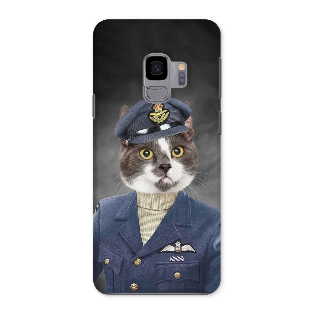 The Royal Airforce Pilot: Custom Pet Phone Case - Paw & Glory - Dog Portraits - Pet Portraits