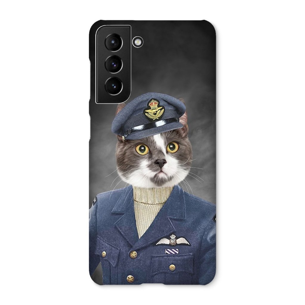 Pet Portraits | The Royal Airforce Pilot: Custom Pet Phone Case | Paw & Glory