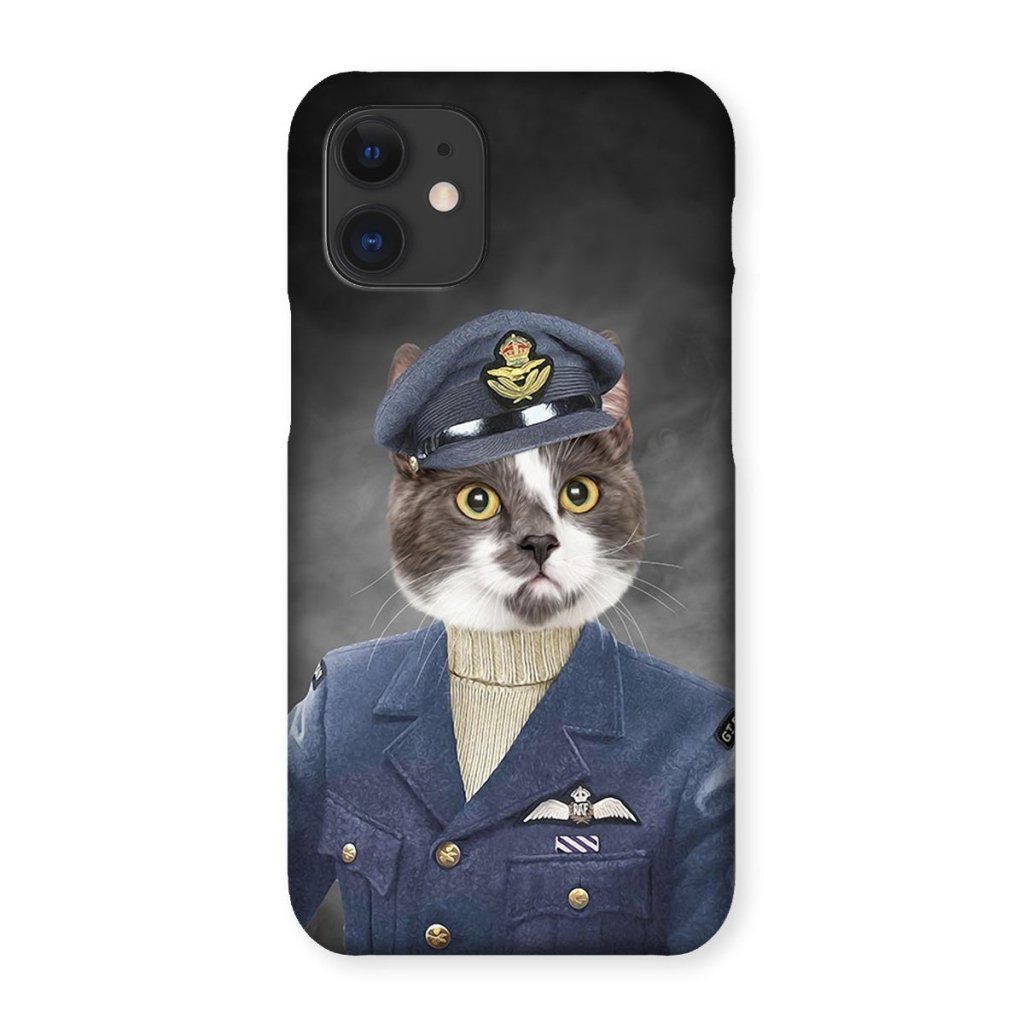 Pet Portraits | The Royal Airforce Pilot: Custom Pet Phone Case | Paw & Glory