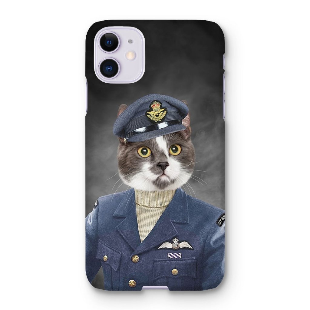 Pet Portraits | The Royal Airforce Pilot: Custom Pet Phone Case | Paw & Glory