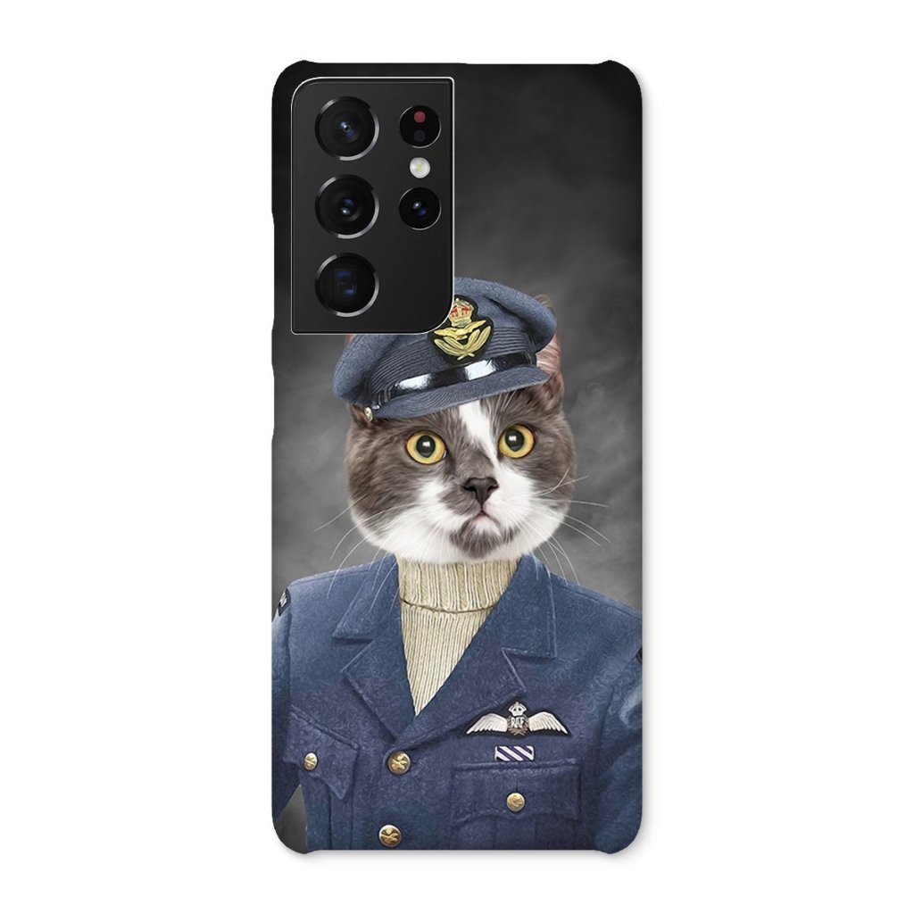 Pet Portraits | The Royal Airforce Pilot: Custom Pet Phone Case | Paw & Glory