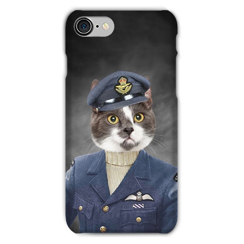 Pet Portraits | The Royal Airforce Pilot: Custom Pet Phone Case | Paw & Glory