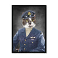 The Royal Airforce Pilot: Custom Pet Portrait