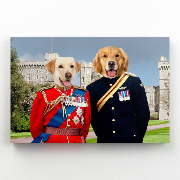 The Royal Dukes: Custom Pet Canvas | custom pet canvas | Paw & Glory