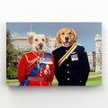 The Royal Dukes: Custom Pet Canvas