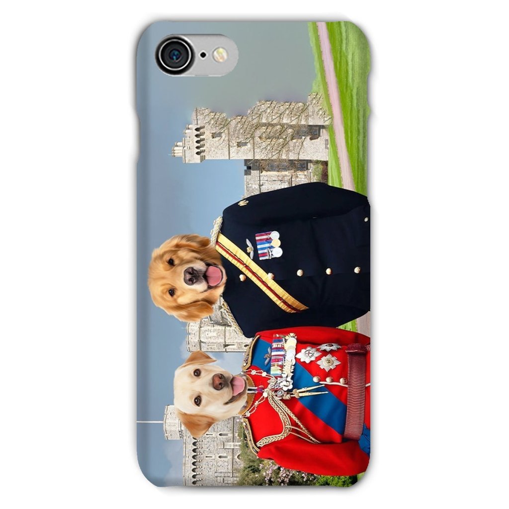 The Royal Dukes: Custom Pet Phone Case - Paw & Glory - Dog Portraits - Pet Portraits