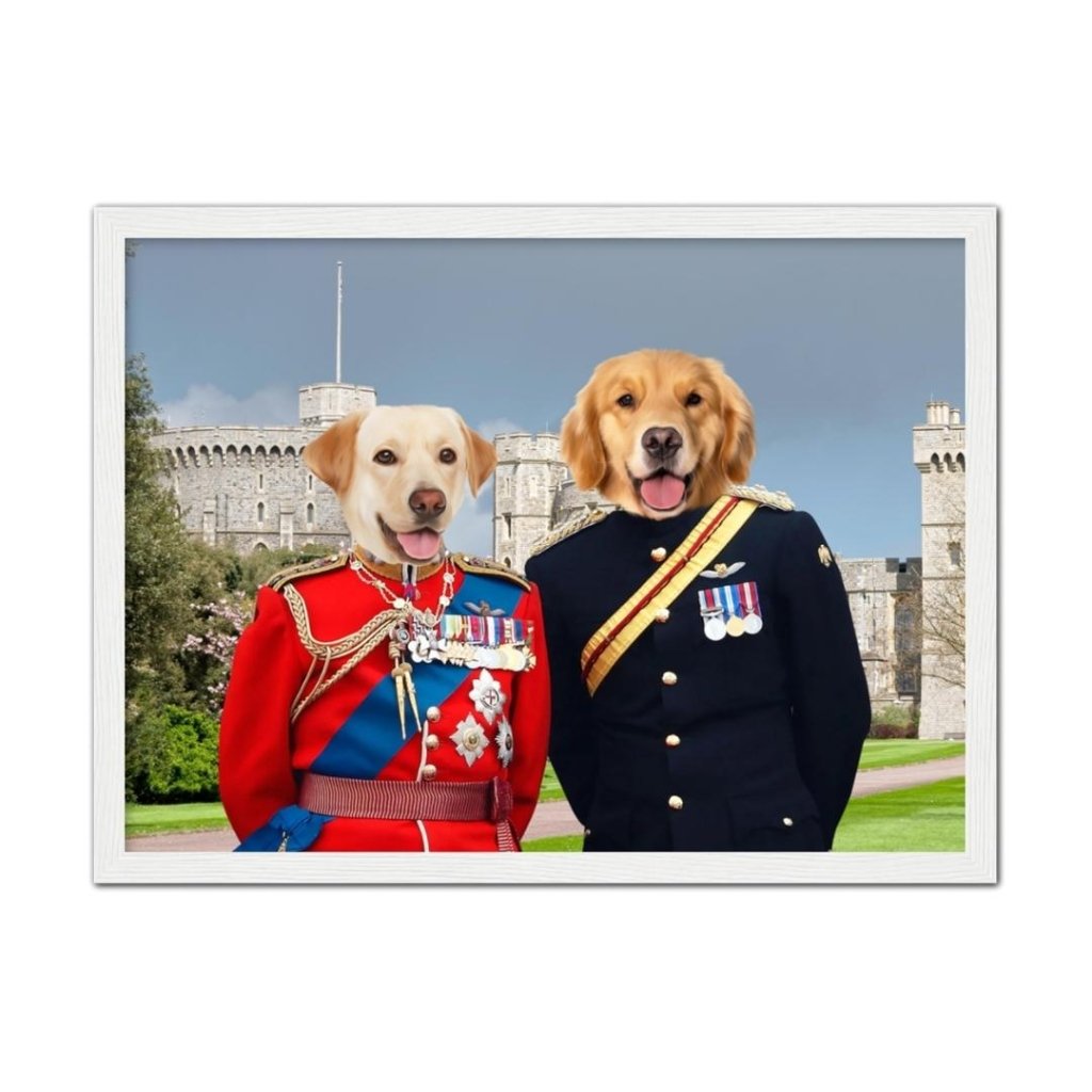 Pet Portraits | The Royal Dukes: Custom Pet Portrait | Paw & Glory