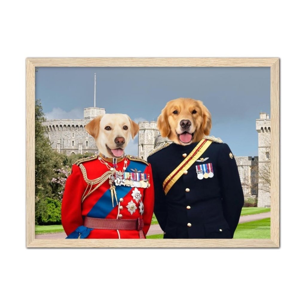 Pet Portraits | The Royal Dukes: Custom Pet Portrait | Paw & Glory