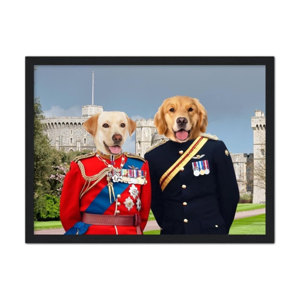 Pet Portraits | The Royal Dukes: Custom Pet Portrait | Paw & Glory
