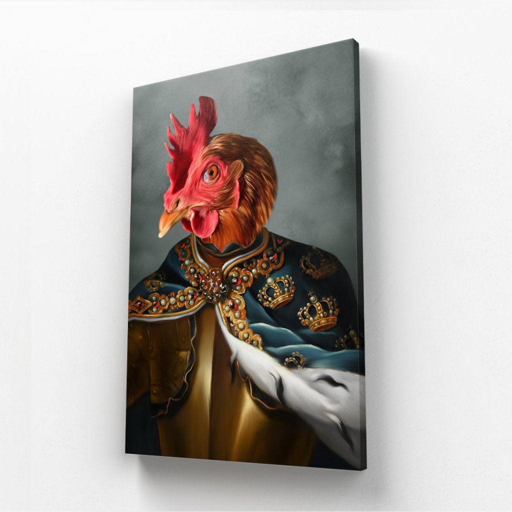 Pet Portraits | The Royal Knight: Animal Art Canvas | Paw & Glory
