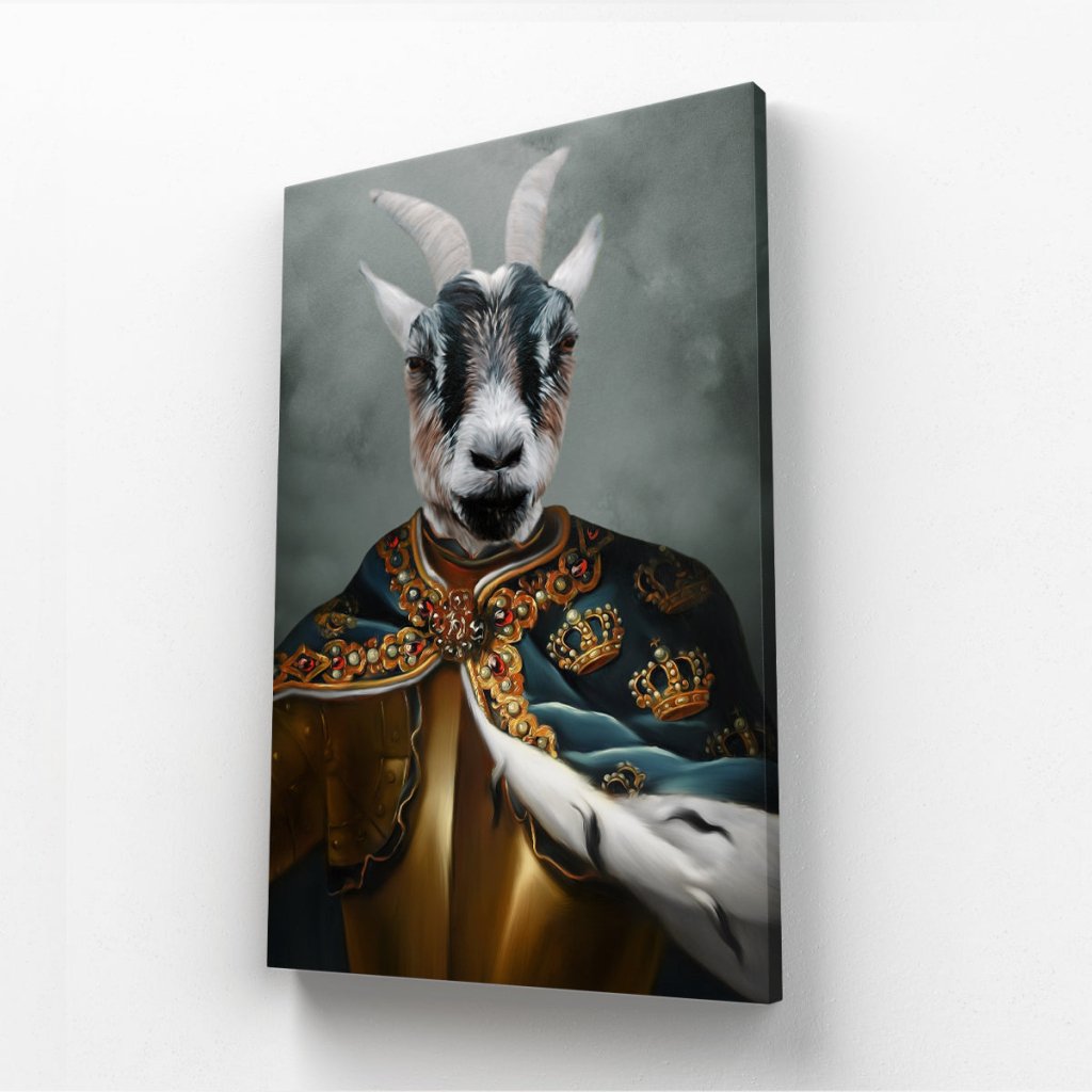 Pet Portraits | The Royal Knight: Animal Art Canvas | Paw & Glory