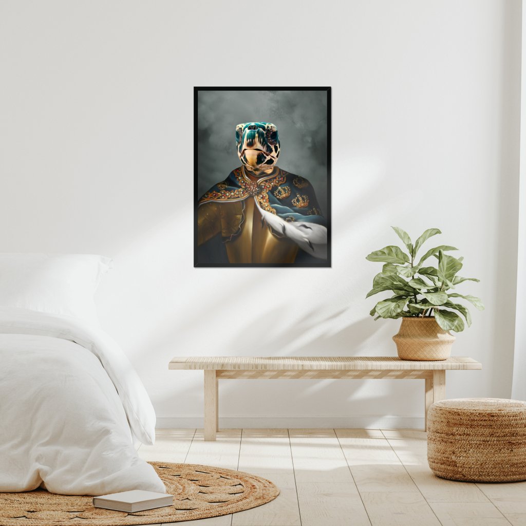 Pet Portraits | The Royal Knight: Animal Art Framed Portrait | Paw & Glory