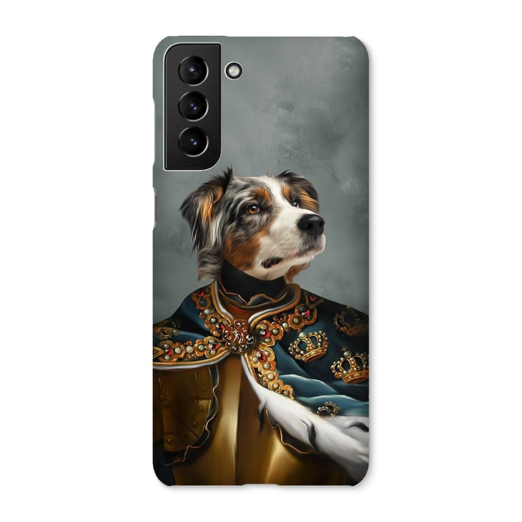 The Royal Knight: Custom Pet Phone Case | royal pet portrait | Paw & Glory