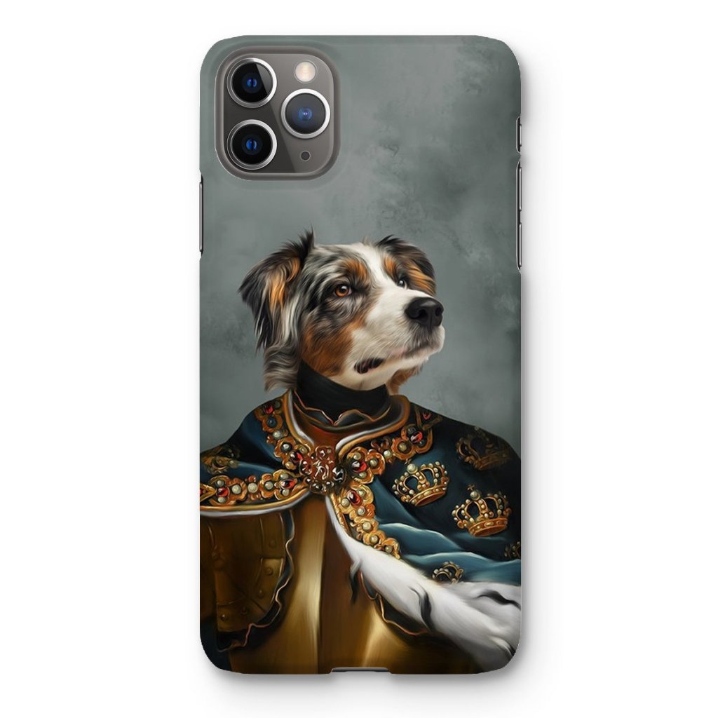The Royal Knight: Custom Pet Phone Case | royal pet portrait | Paw & Glory
