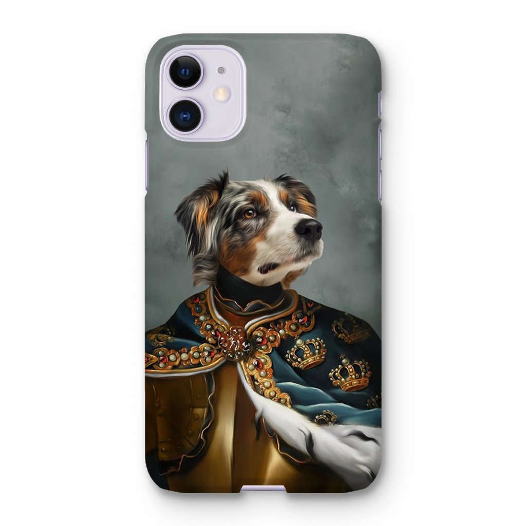 The Royal Knight: Custom Pet Phone Case | royal pet portrait | Paw & Glory