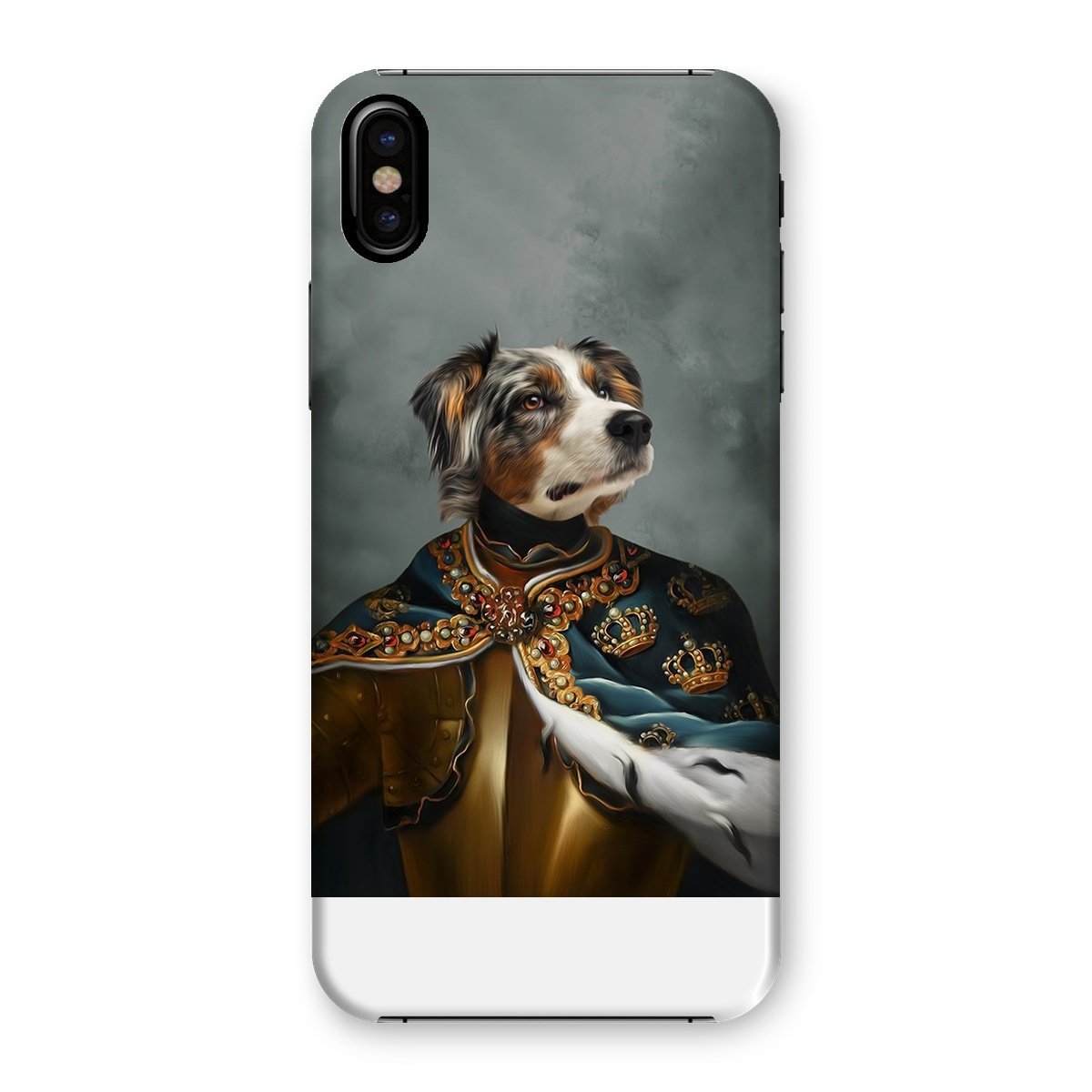 The Royal Knight: Custom Pet Phone Case | royal pet portrait | Paw & Glory
