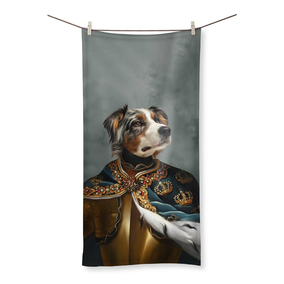 The Royal Knight: Custom Pet Towel | Paw & Glory