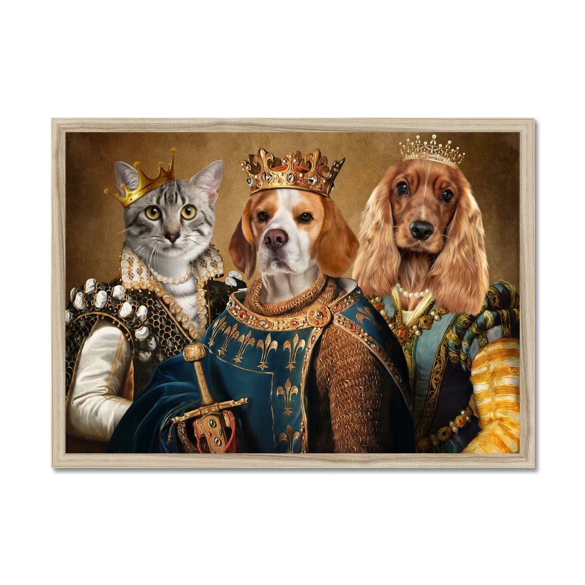 Pet Portraits | The Royals: Custom Pet Portrait | Paw & Glory