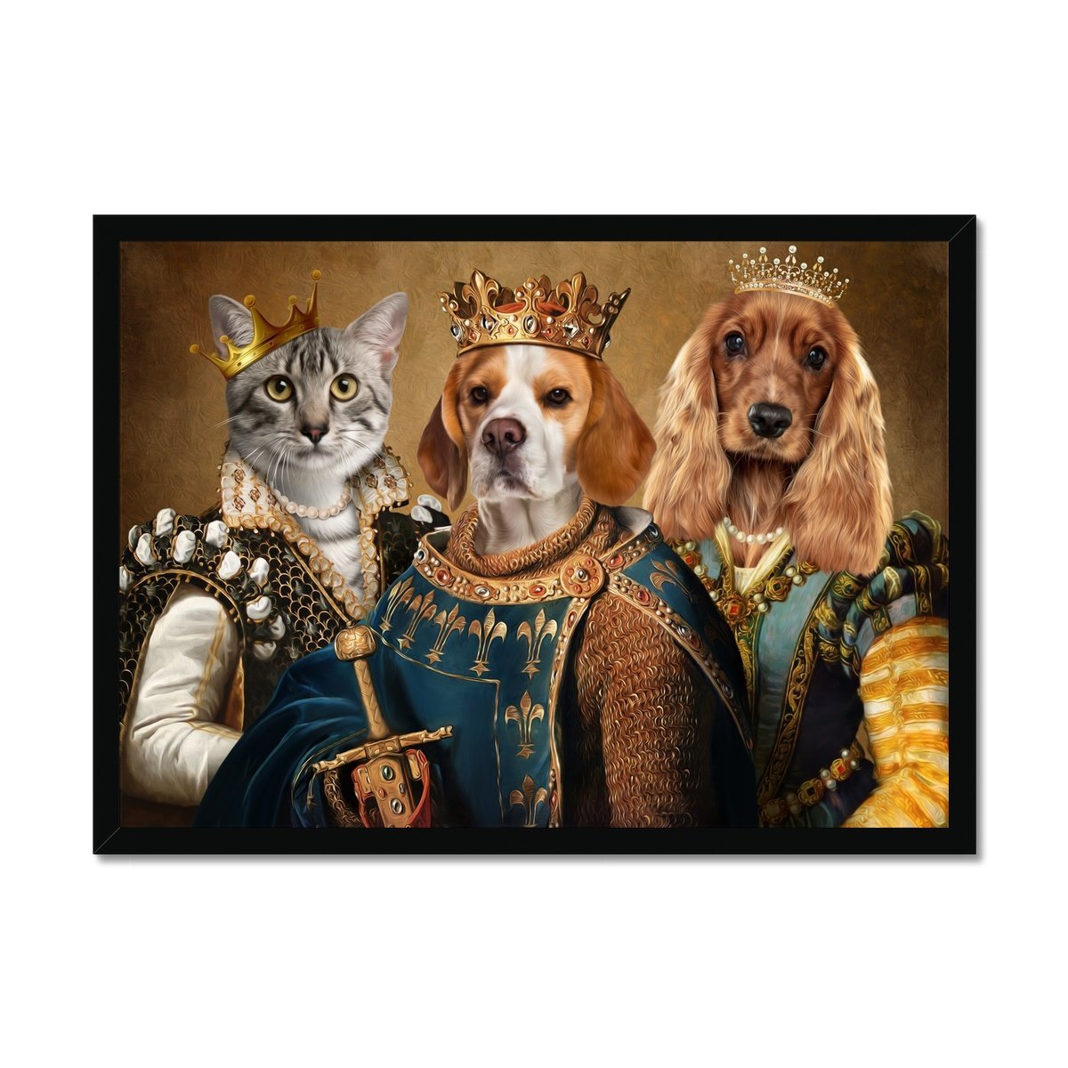 Pet Portraits | The Royals: Custom Pet Portrait | Paw & Glory
