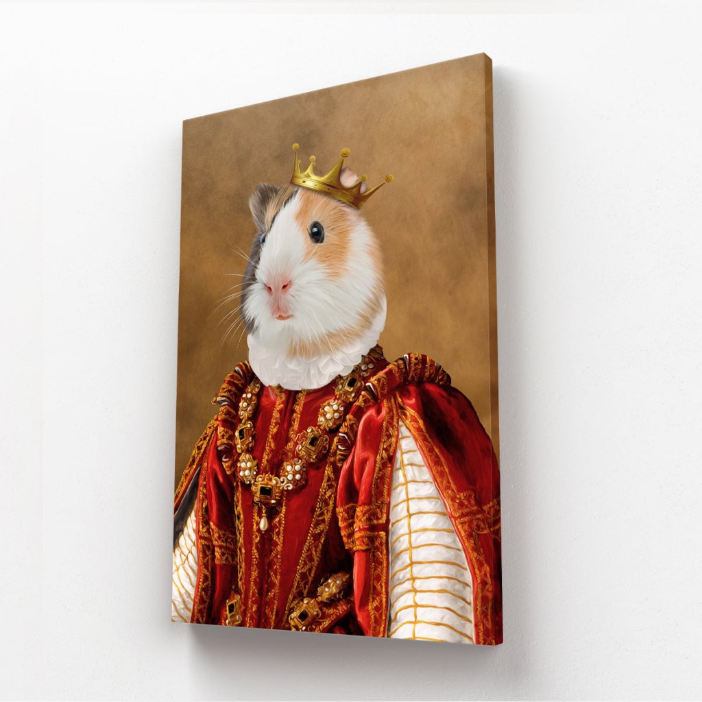 Pet Portraits | The Ruby Queen: Animal Art Canvas | Paw & Glory