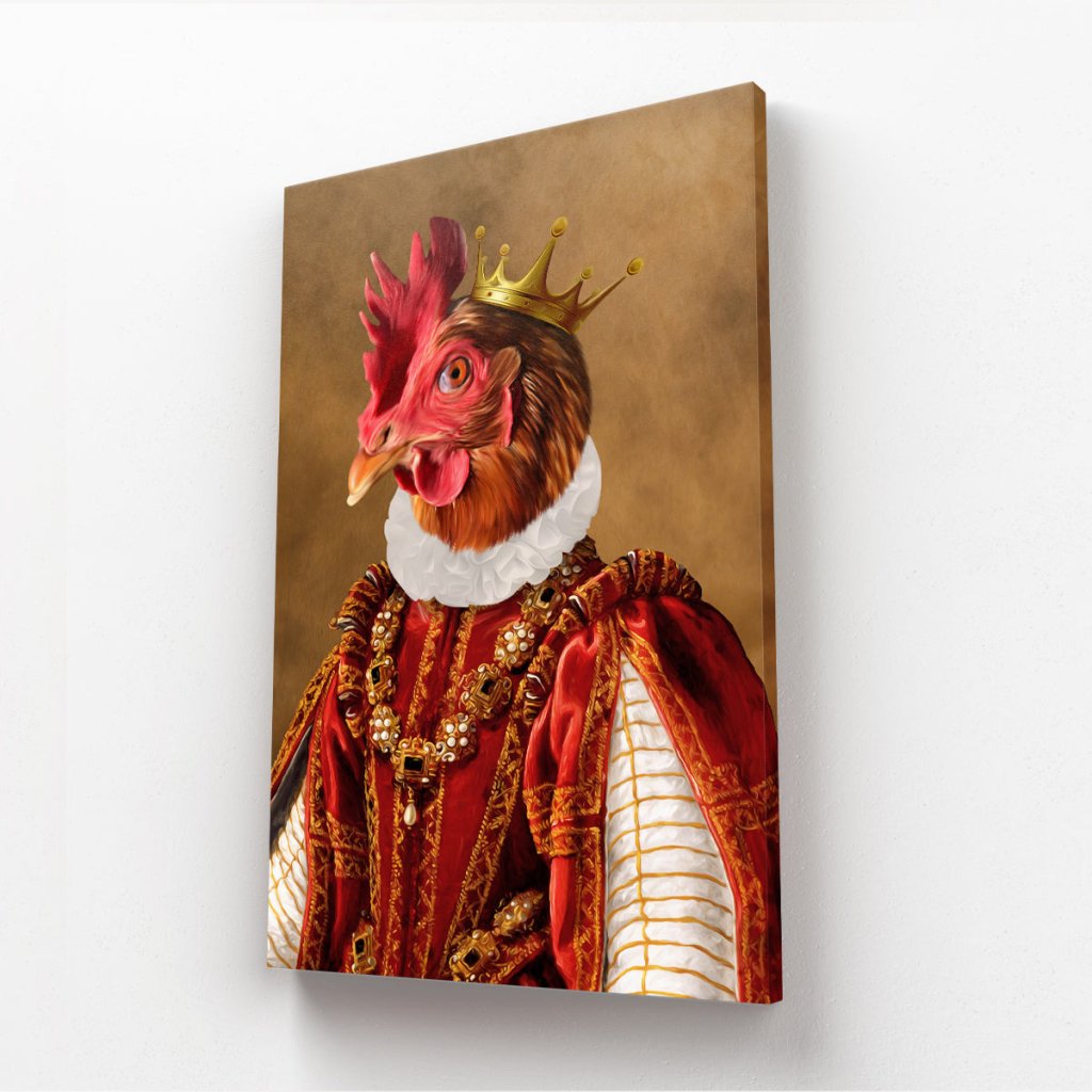 Pet Portraits | The Ruby Queen: Animal Art Canvas | Paw & Glory