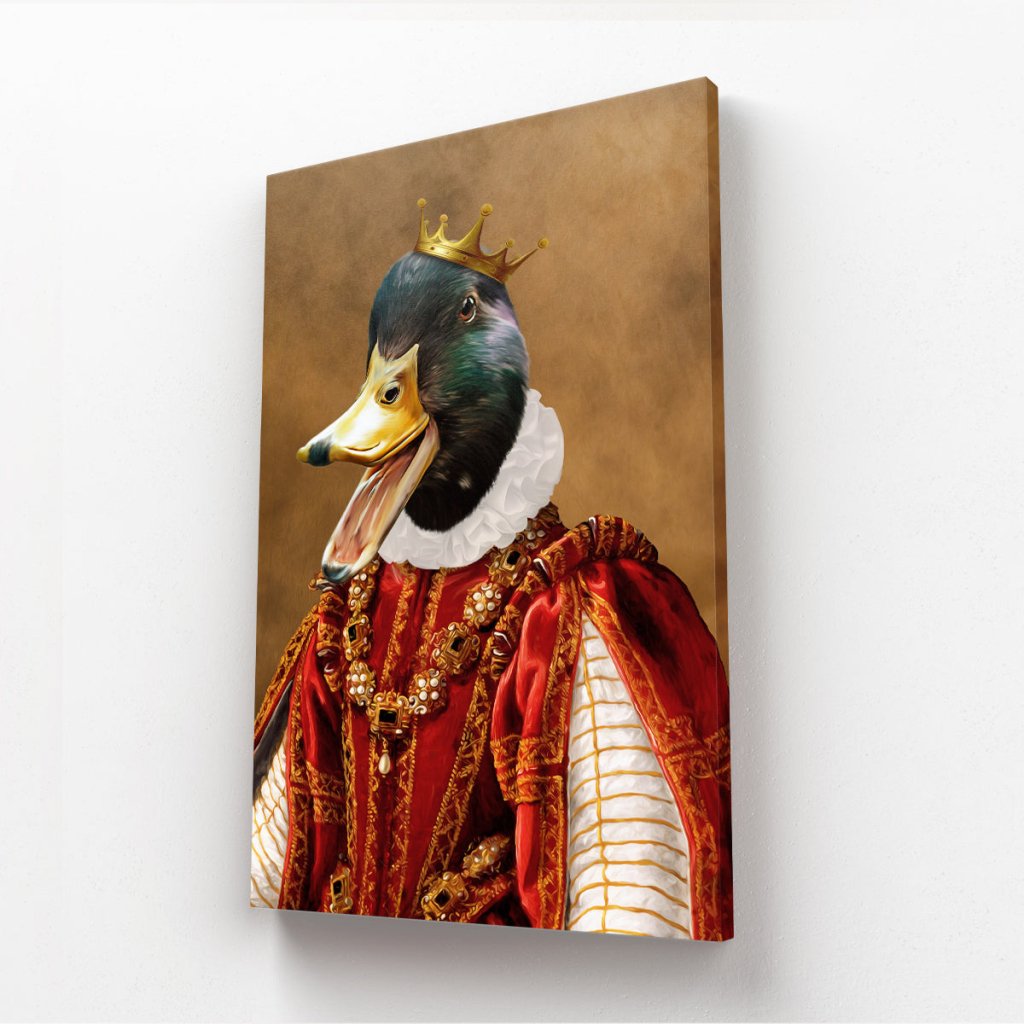 Pet Portraits | The Ruby Queen: Animal Art Canvas | Paw & Glory