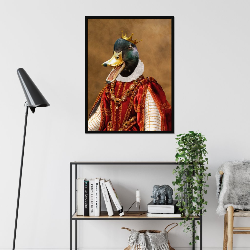 Pet Portraits | The Ruby Queen: Animal Art Framed Portrait | Paw & Glory