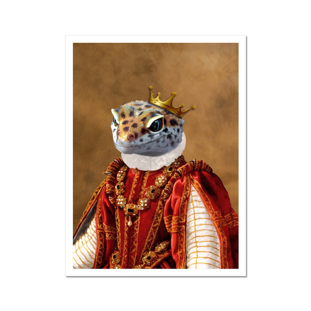 Pet Portraits | The Ruby Queen: Animal Art Poster | Paw & Glory