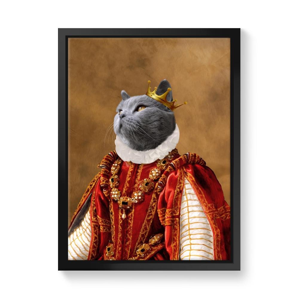 Pet Portraits | The Ruby Queen: Custom Pet Canvas | Paw & Glory