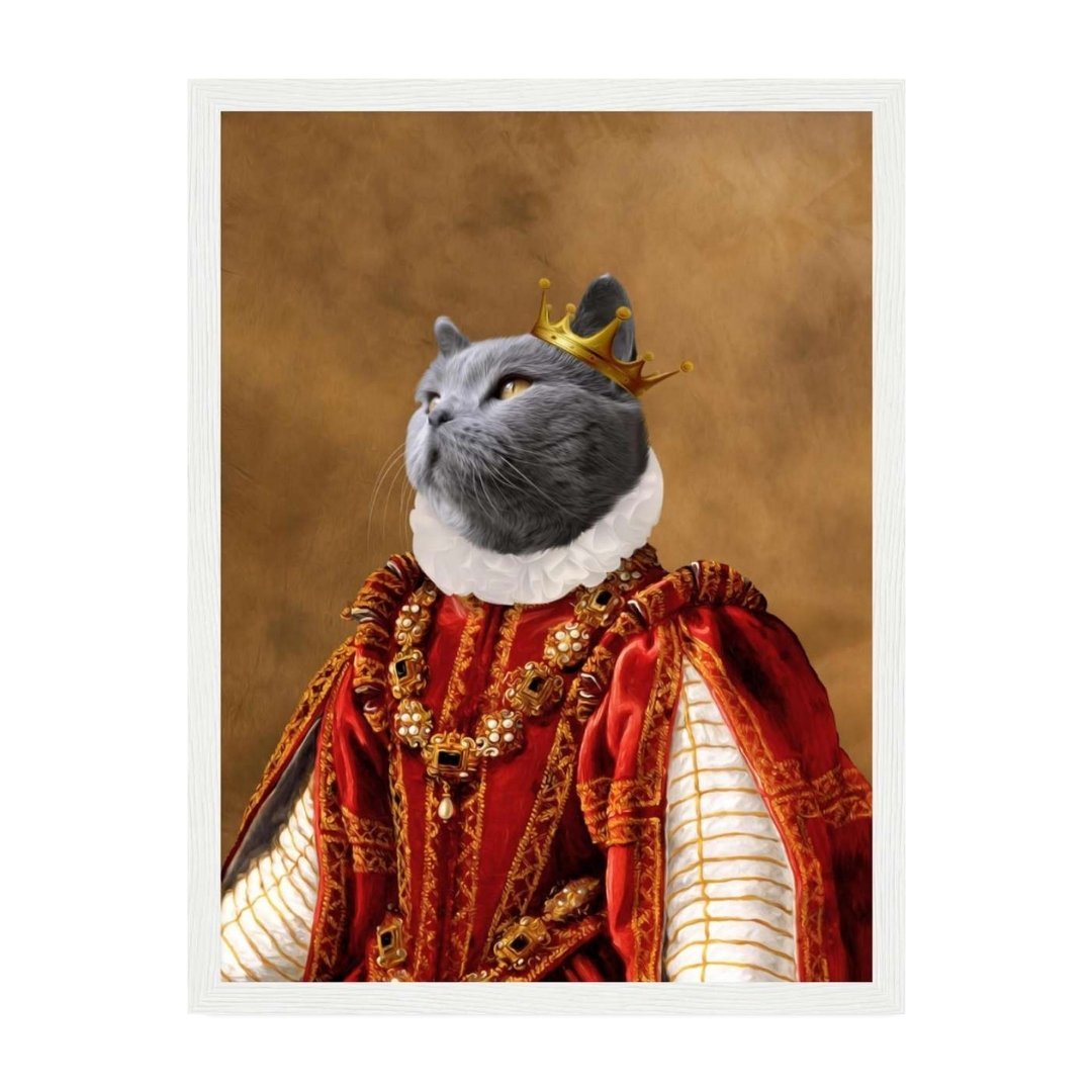 Pet Portraits | The Ruby Queen: Custom Pet Portrait | Paw & Glory