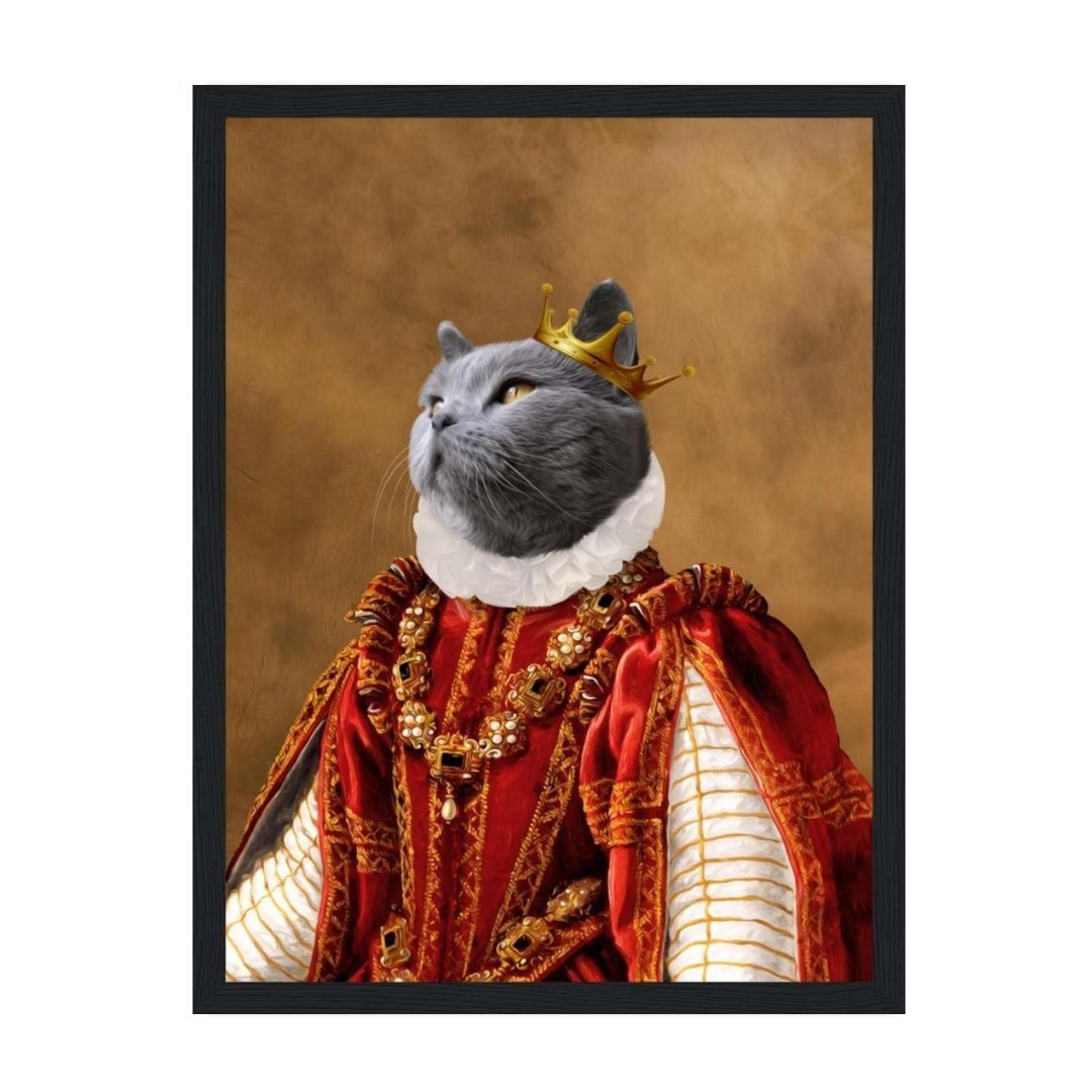 Pet Portraits | The Ruby Queen: Custom Pet Portrait | Paw & Glory