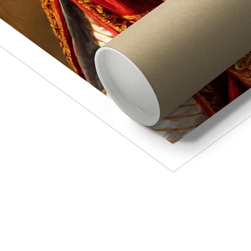 Pet Portraits | The Ruby Queen: Custom Pet Poster | Paw & Glory