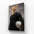 The Rugby Player: Custom Pet Canvas