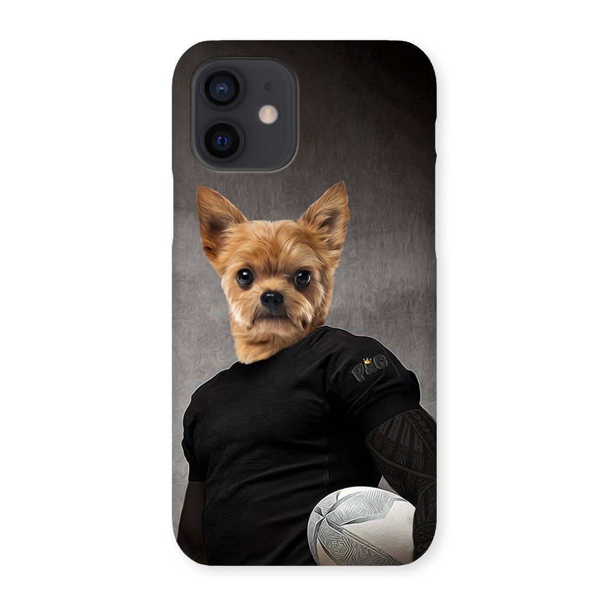 Pet Portraits | The Rugby Player: Custom Pet Phone Case | Paw & Glory