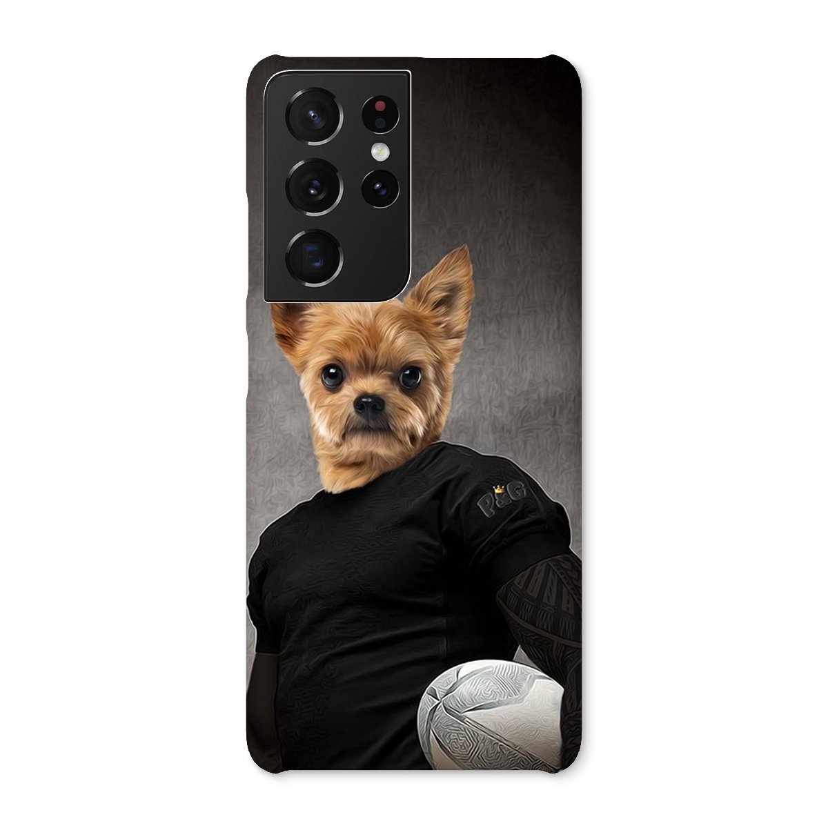 Pet Portraits | The Rugby Player: Custom Pet Phone Case | Paw & Glory