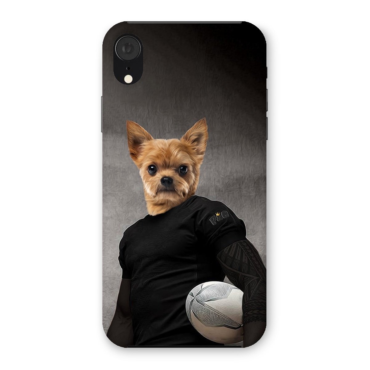 Pet Portraits | The Rugby Player: Custom Pet Phone Case | Paw & Glory