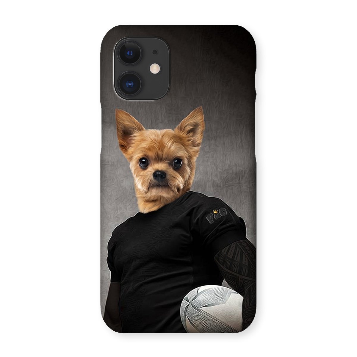 Pet Portraits | The Rugby Player: Custom Pet Phone Case | Paw & Glory