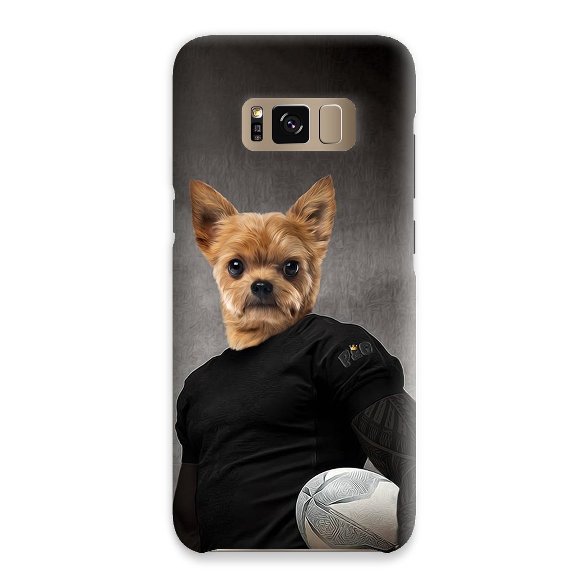 Pet Portraits | The Rugby Player: Custom Pet Phone Case | Paw & Glory