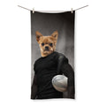 The Rugby Player: Custom Pet Towel