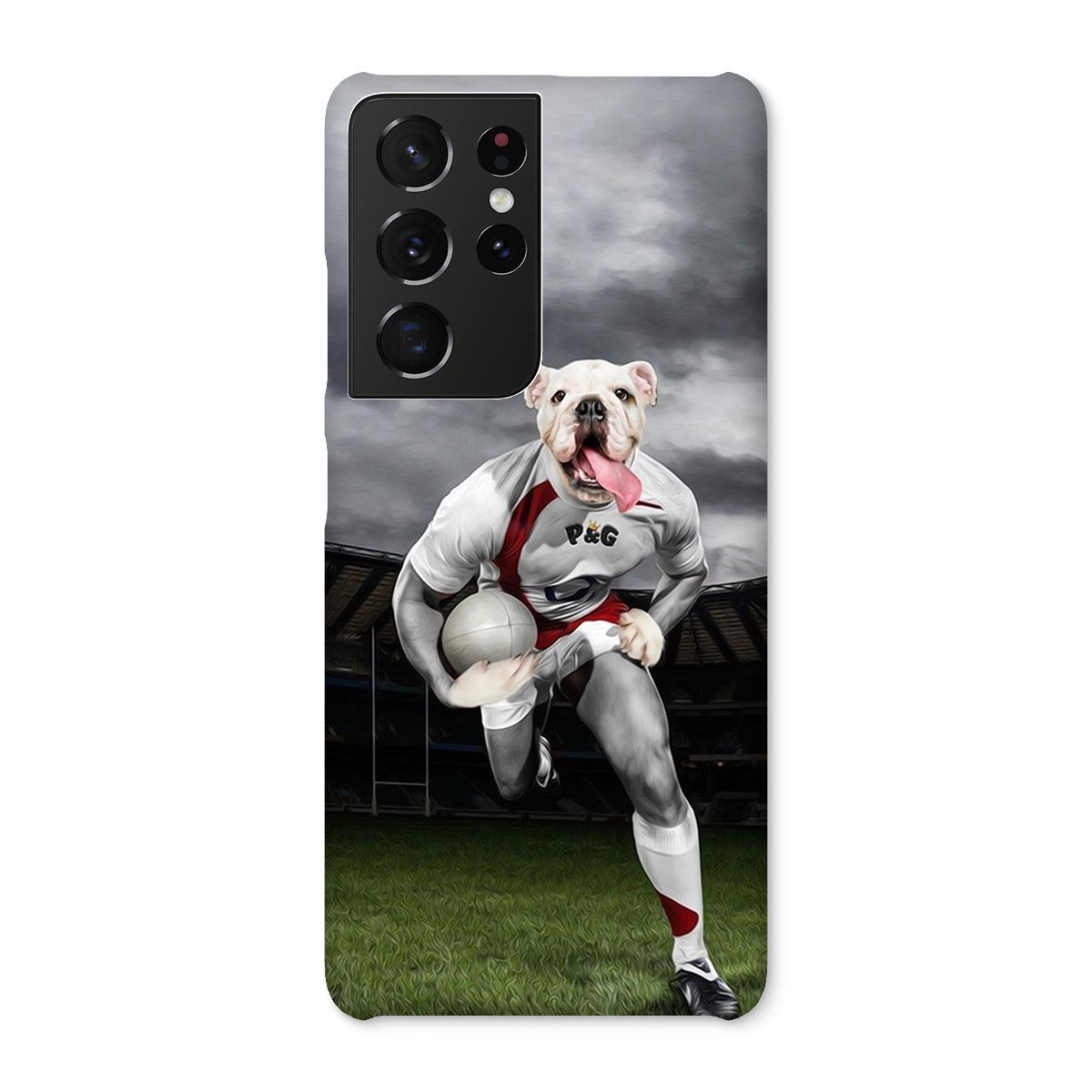 The Rugby Winger: Custom Pet Phone Case - Paw & Glory - Dog Portraits - Pet Portraits