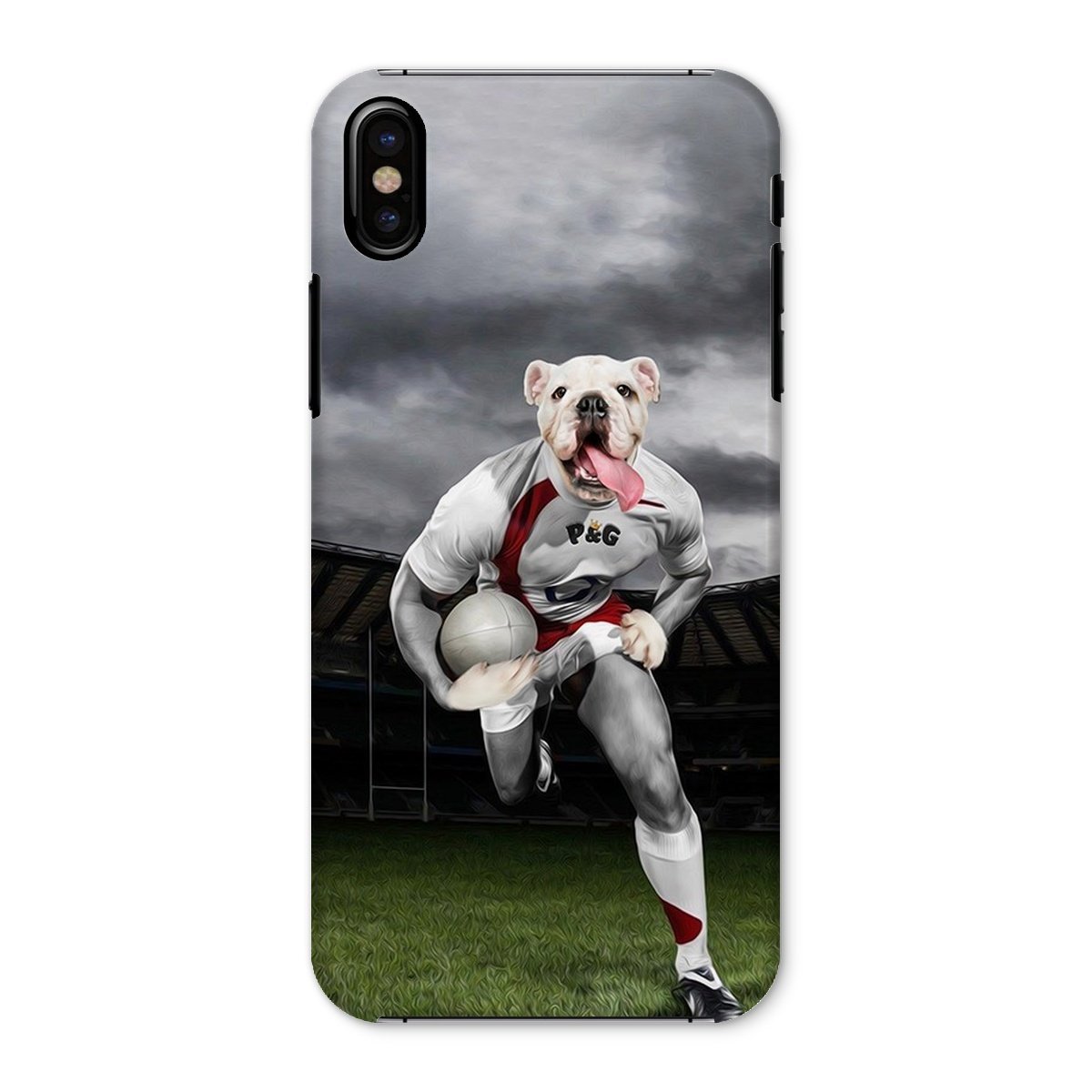 Pet Portraits | The Rugby Winger: Custom Pet Phone Case | Paw & Glory