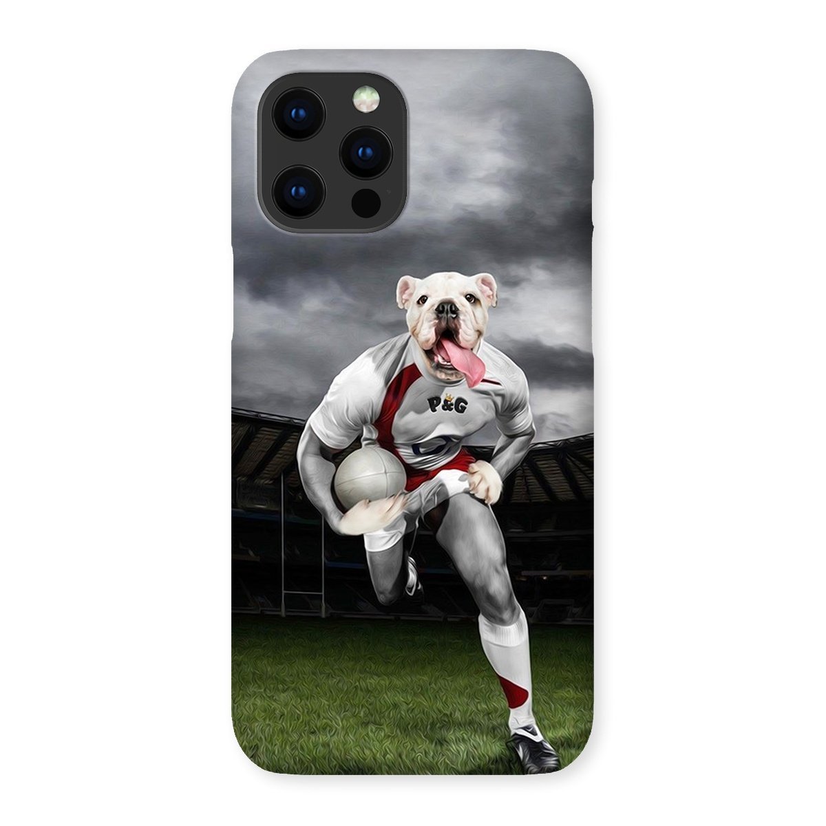 Pet Portraits | The Rugby Winger: Custom Pet Phone Case | Paw & Glory