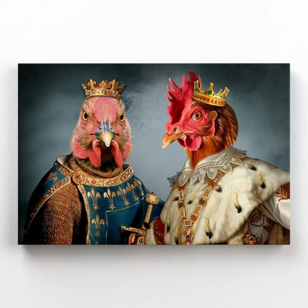 Pet Portraits | The Rulers: Animal Art Canvas | Paw & Glory