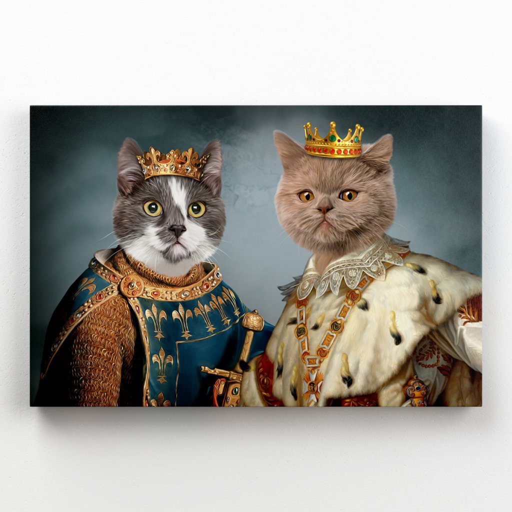 Pet Portraits | The Rulers: Animal Art Canvas | Paw & Glory